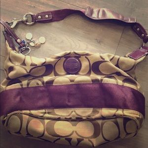 Purple Coach Purse